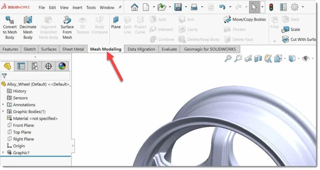 سر برگ Mesh Modeling