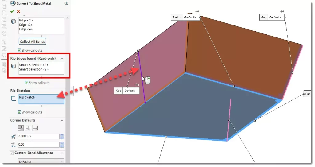 Convert to Sheet Metal