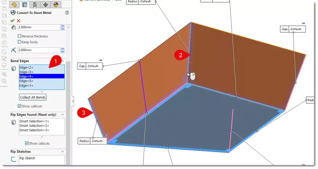Convert to Sheet Metal