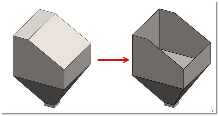 تبدیل مدل سالید به شیت متال